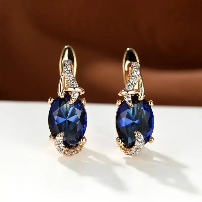 Royal Midnight Drop Earrings