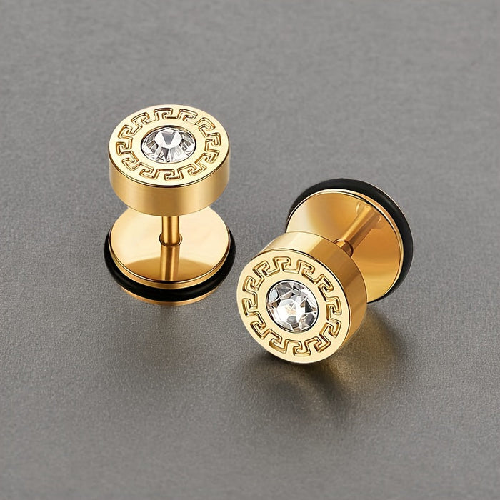 Theron Keyline Stud Earring