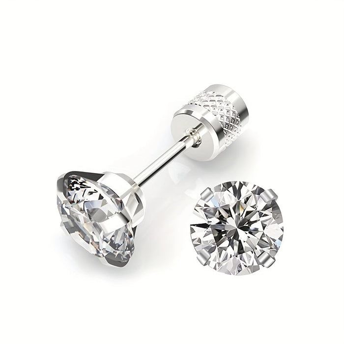 Classic Solitaire Earrings