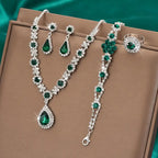 Adriana Lysandre Jewelry Set | White Gold