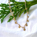 Melita Dangle Heart Choker Necklace