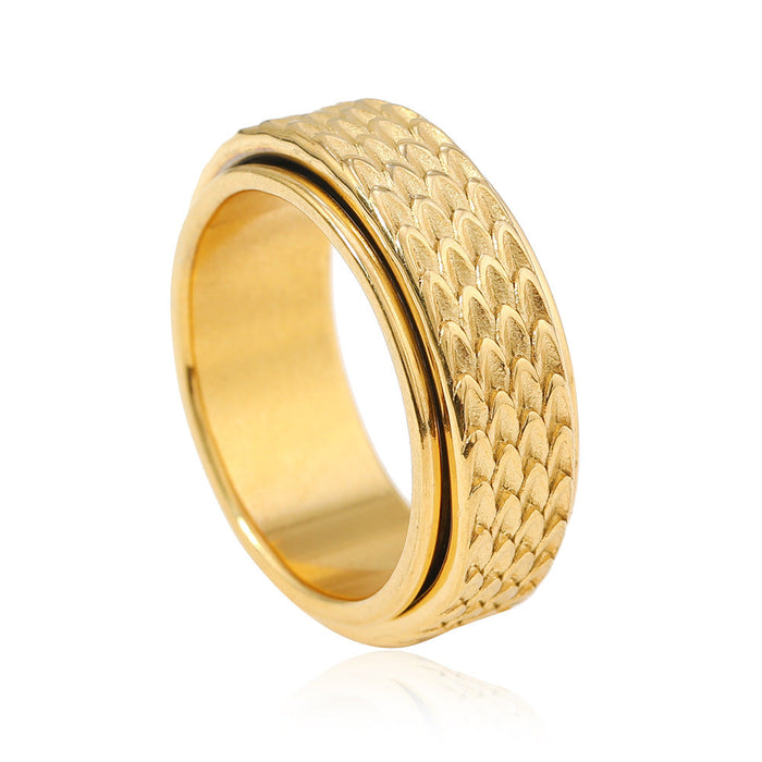 Toren Scale Spinner Ring