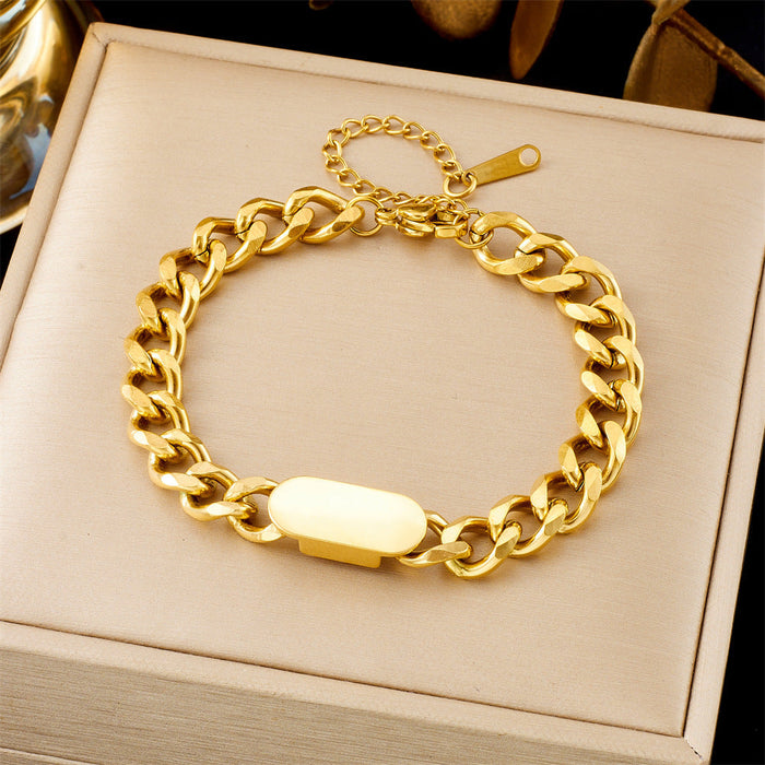 Cuban Chain Tag Bracelet