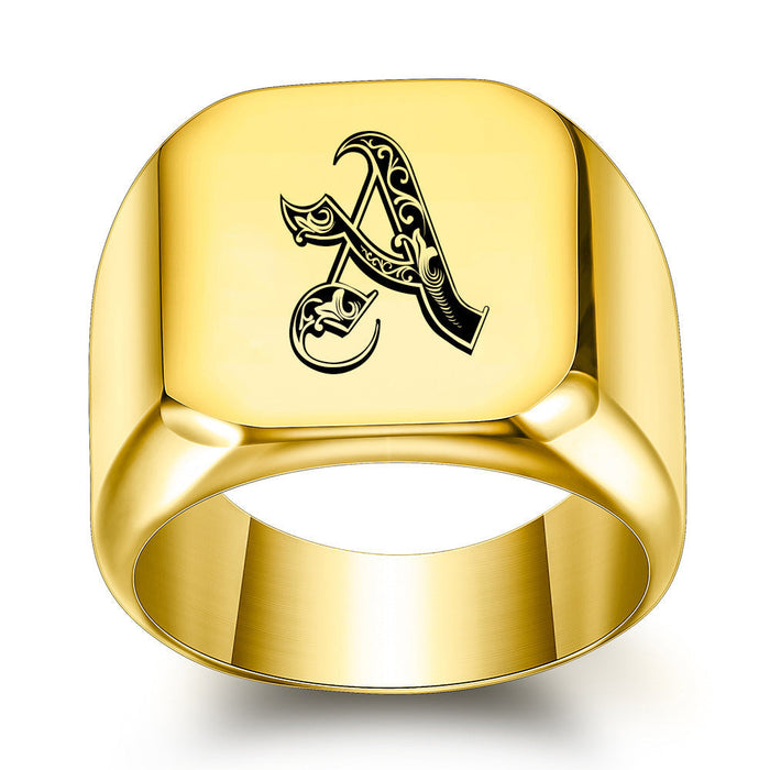Classic Noble Initial Ring