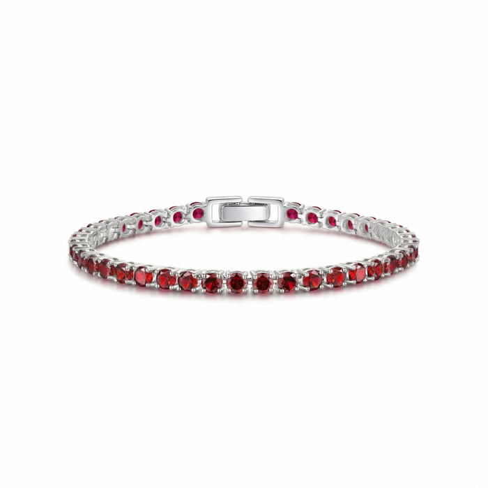 Ruby Tennis Bracelet