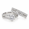 Eternal Radiance Ring Set | White Gold
