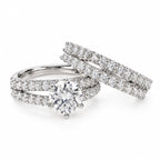 Eternal Radiance Ring Set | White Gold