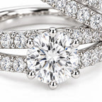 Eternal Radiance Ring Set | White Gold