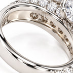 Eternal Radiance Ring Set | White Gold