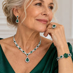 Adriana Lysandre Jewelry Set | White Gold