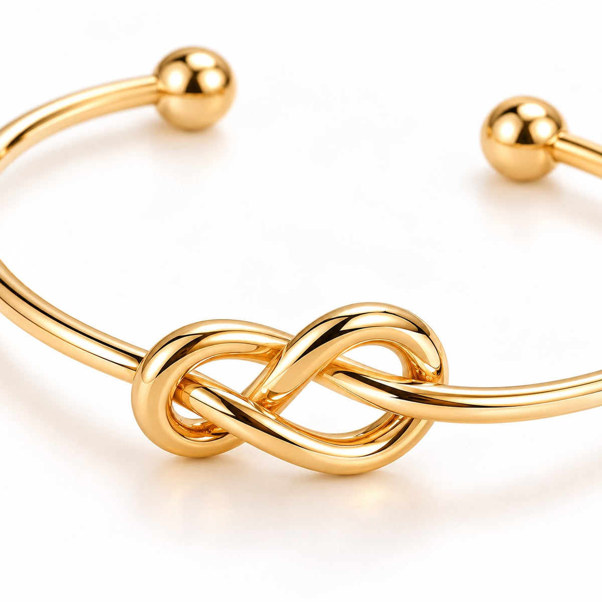 Knotted Elegance Bracelet Set | Gold