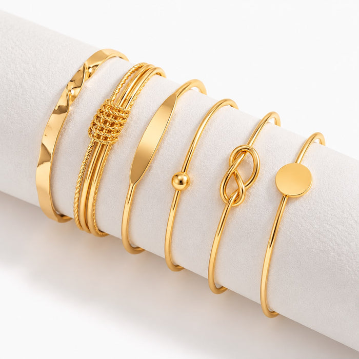Knotted Elegance Bracelet Set