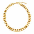 Chunky Cuban Link Necklace | Gold