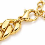 Chunky Cuban Link Necklace | Gold