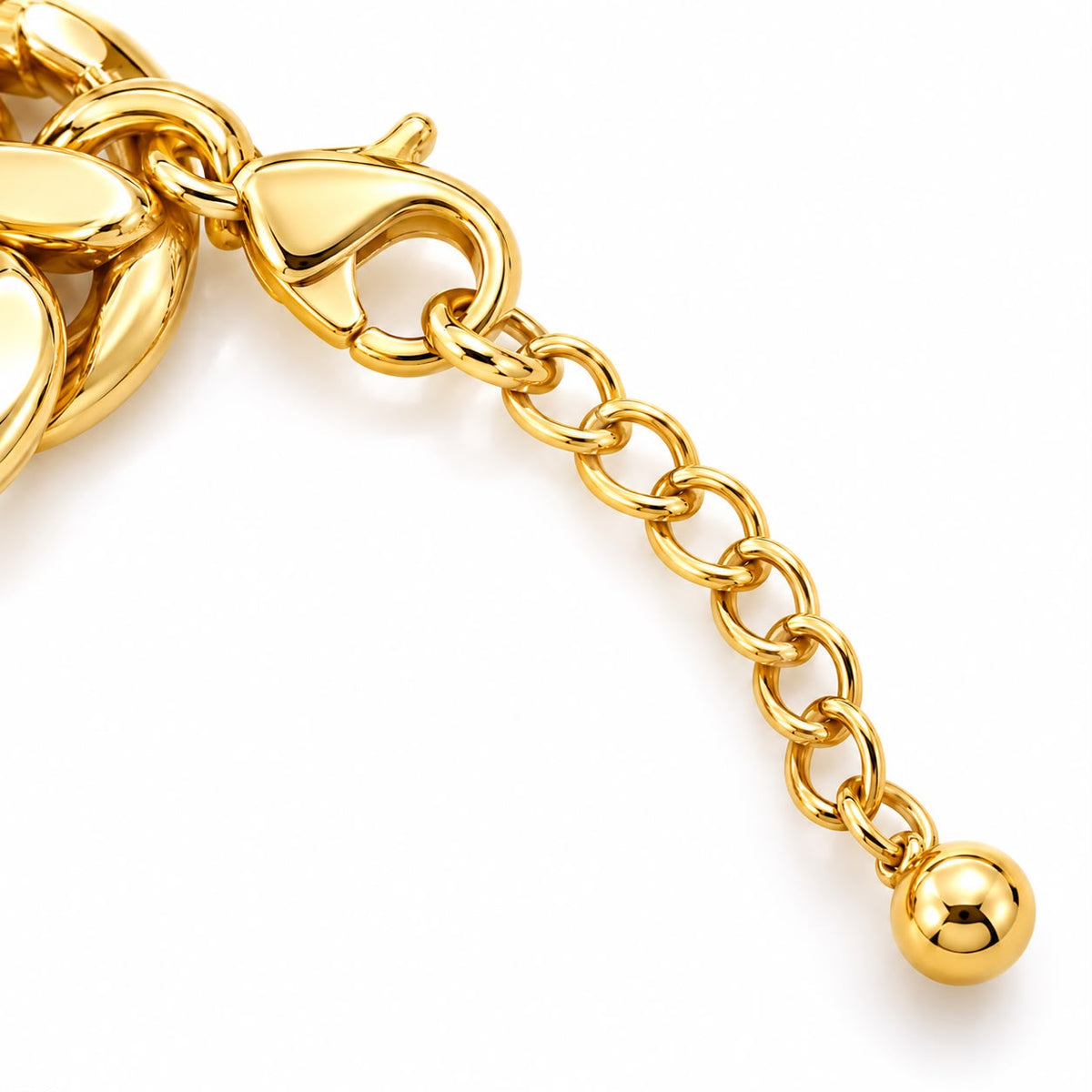 Chunky Cuban Link Necklace | Gold