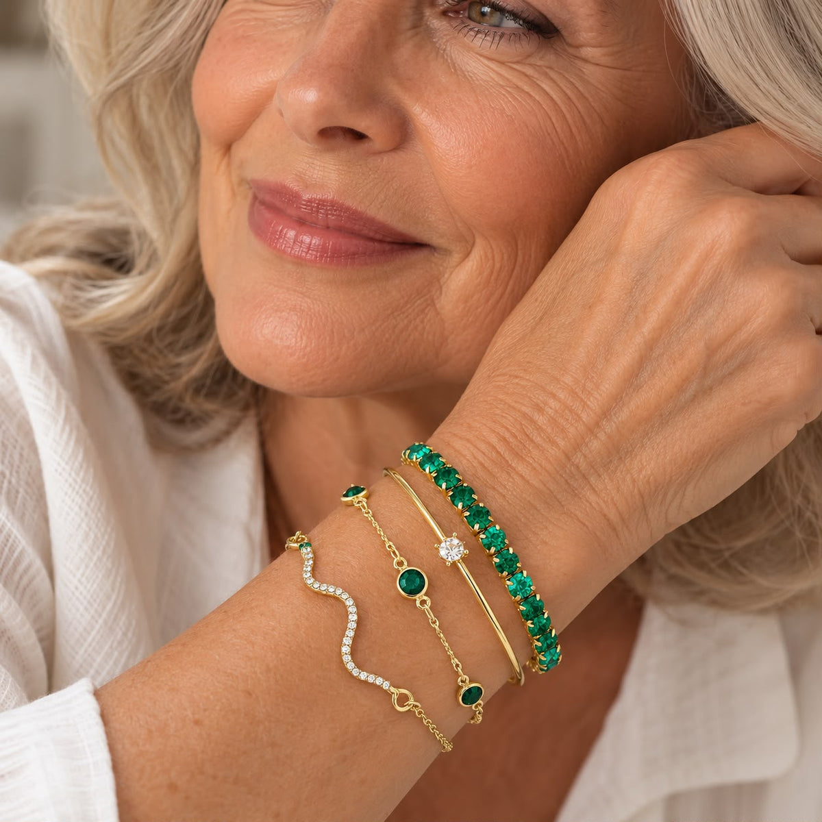 Sorina Feldwyn Bracelet Set | Gold