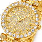 Luxe Radiance Gold Watch & Bracelet Set | Gold