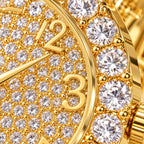 Luxe Radiance Gold Watch & Bracelet Set | Gold
