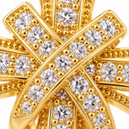 Radiant Cross Pendant Necklace | Gold