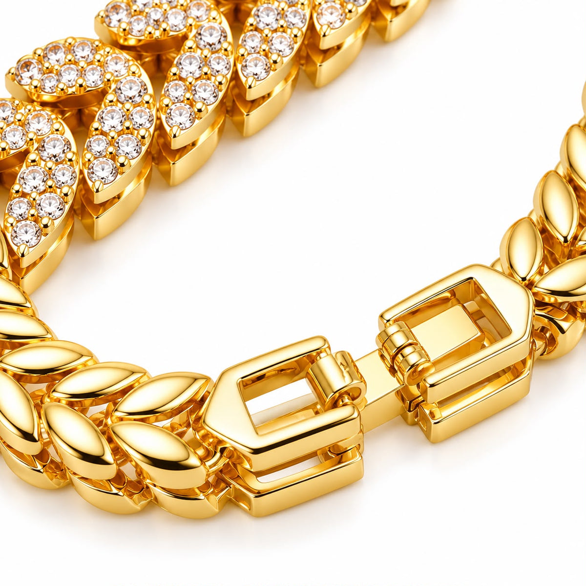 Everleaf Tennis Bracelet | Gold