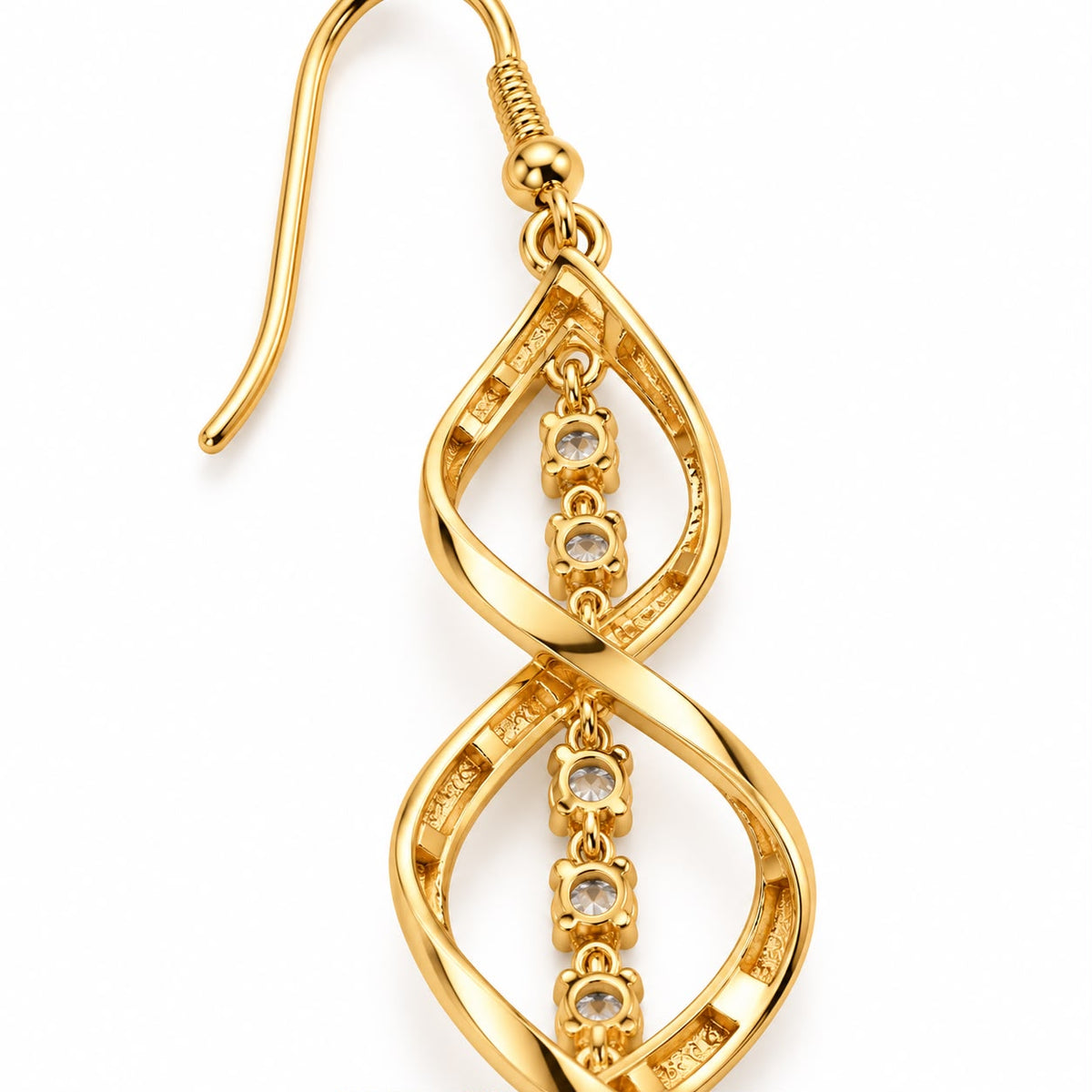 Sunbeam Spiral Earrings | Gold