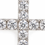 Cross necklace | White Gold