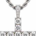 Cross necklace | White Gold