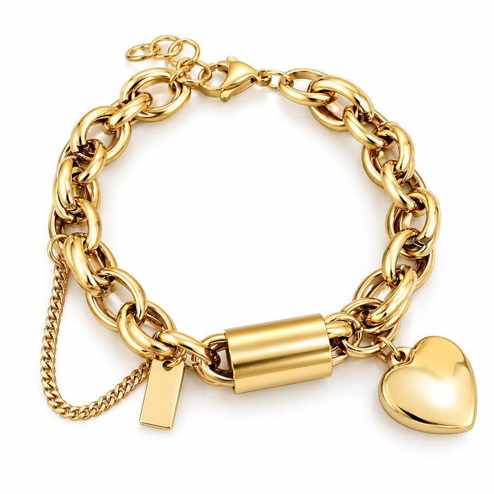 Heartened Chunky Bracelet