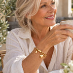 Heartened Chunky Bracelet | Gold