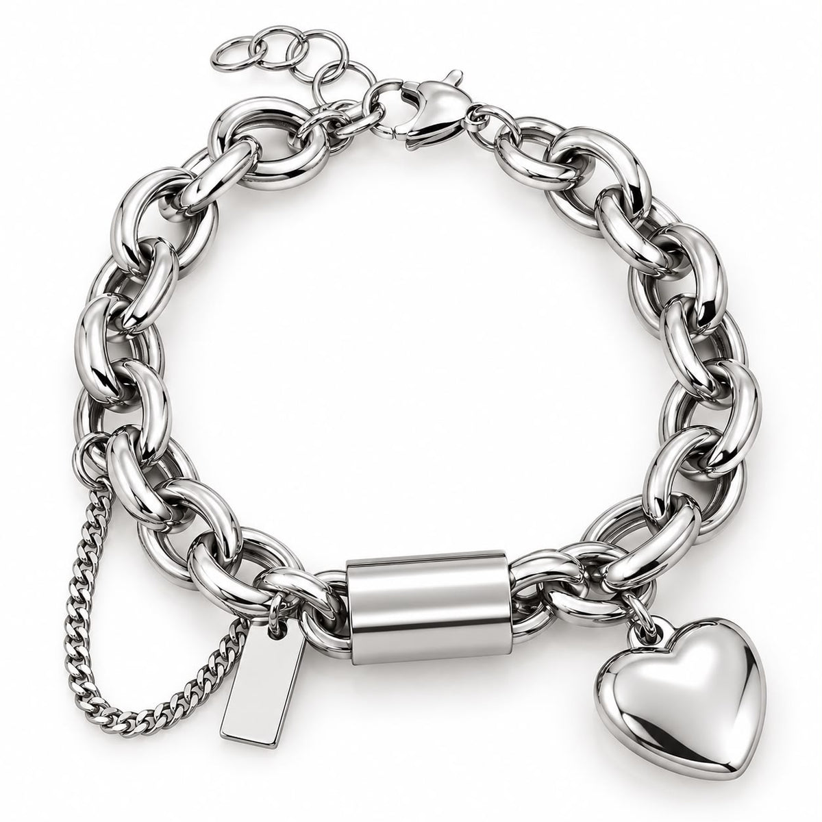 Heartened Chunky Bracelet | Gold