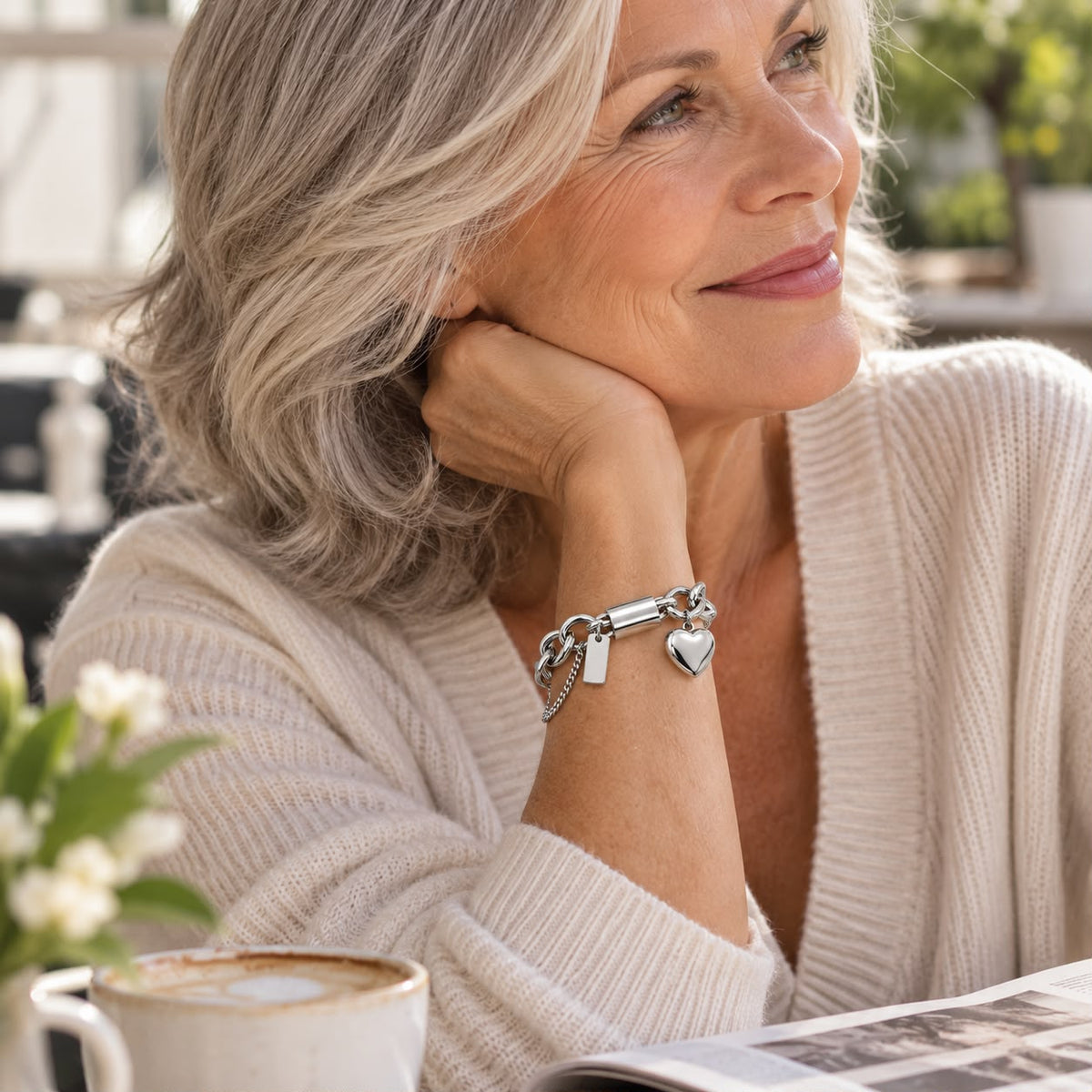 Heartened Chunky Bracelet | Gold