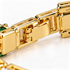 Verde Link Tennis Bracelet | Gold