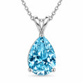 Ocean's Tear Necklace | White Gold