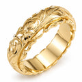 Antique Gold Flower Ring | Gold