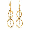 Sunbeam Spiral Earrings | Gold