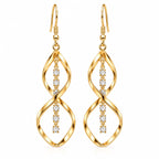 Sunbeam Spiral Earrings | Gold