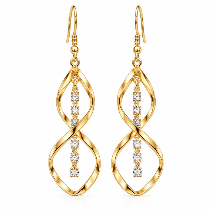 Sunbeam Spiral Earrings