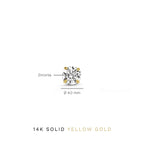 Larmes de Lune Stone Stud Earrings | Gold