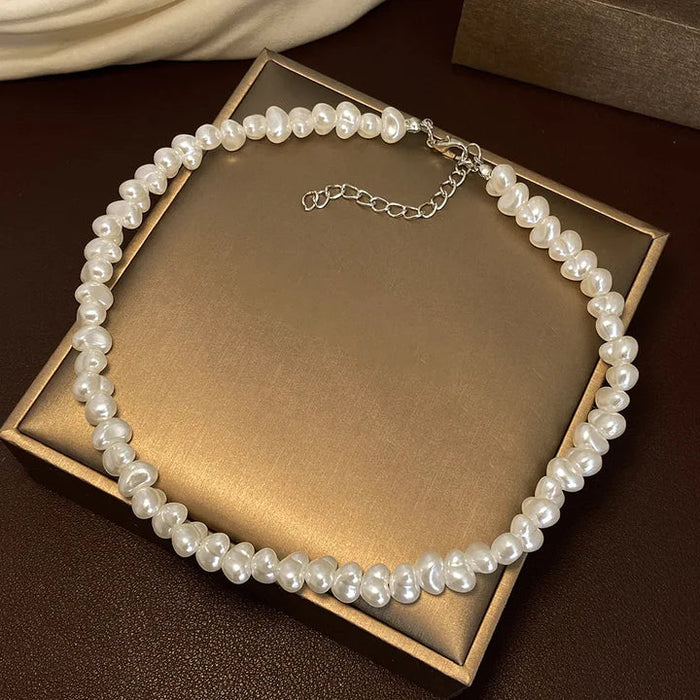 Halo Pearl Necklace